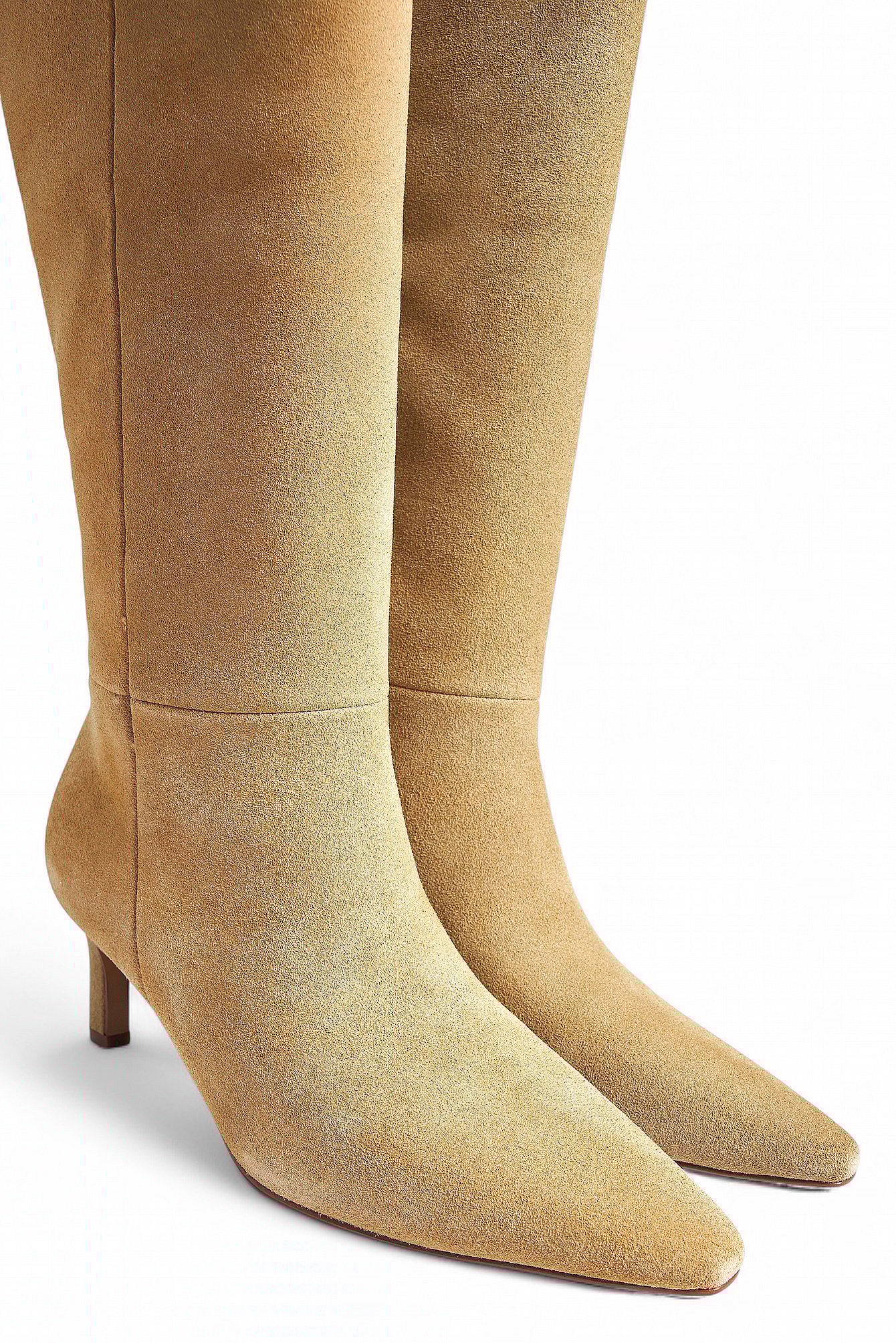 Bottes Hautes | Bout Pointu et Talon Carré Bas | Idéales pour une élégance intemporelle